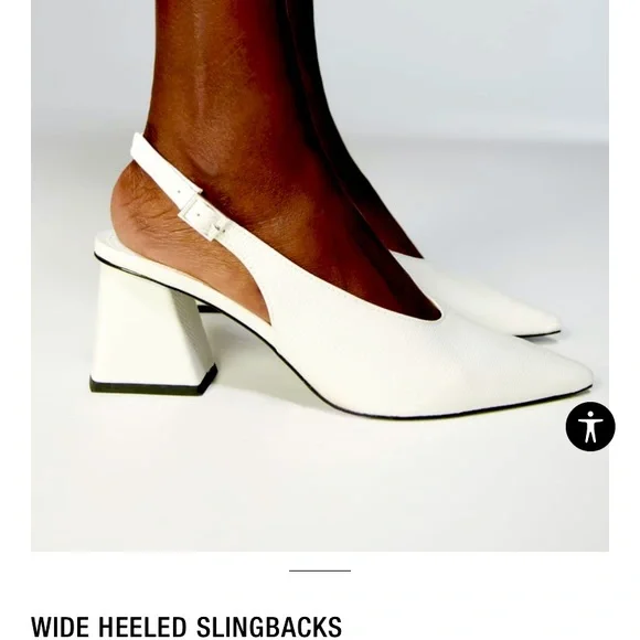 さなこ Zara | Shoes | Zara Slingback Block Heels | Poshmark